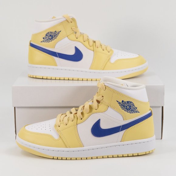 Air Jordan 1 Mid 'Lemon Wash' 2023 BQ6472-701 Multi Size 6 - 12 - Picture 9 of 15